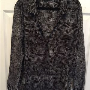 The Kooples Snake Print Blouse